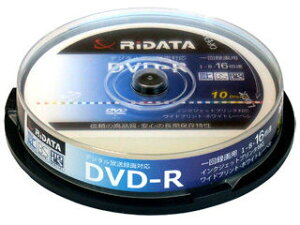 RiTEK/���C�e�b�N DRCP16X.PW10RD D DVD-R 16×CPRM(10���p�b�N)