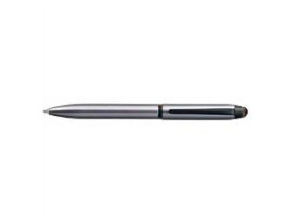 uni/三菱鉛筆 ジェットストリーム スタイラス　3色&タッチペン シルバー 0.5(黒・赤・青) SXE3T-1800-05 1P