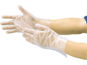 TRUSCO トラスコ中山 ポリエチレン製使い捨て手袋 Sサイズ (100枚入) DPM-1833-S