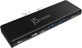 j5 create Surface Pro7専用 7in1 ミニドック ブラック JCD324B