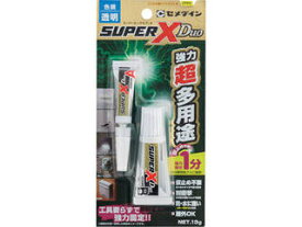 CEMEDINE セメダイン 【工具要らずで強力固定】スーパーXデュオ(Duo)(透明) P13gセット AX-231 AX231