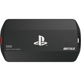 BUFFALO バッファロー PlayStation 5 公式ライセンス商品 ポータブルSSD 4TB 高速モデル SSD-PHO4.0U3-B ブラック