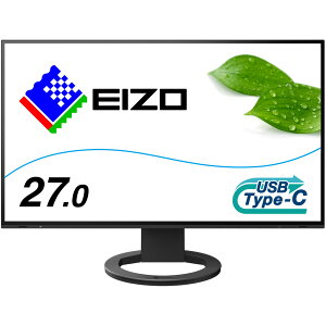 EIZO IPSpl̗p WQHDΉ27^ChtfBXvC USB Type-C 70WdΉ FlexScan EV2781-BK ubN Piŵ݉iꏤiłΕwj NWbgJ[h ς̂