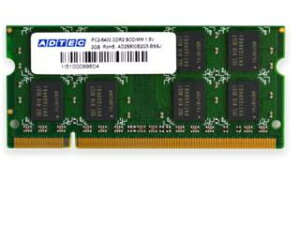 ADTEC �A�h�e�b�N �m�[�gPC�p������ PC2-5300 DDR2 200pin 1GB 6�N�ۏ� ADS5300N-S1G