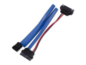 ainex アイネックス Slimline SATA電源変換セットコネクタ SLS-3005SA データケーブル 50cm