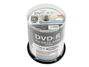 HIDISC/�n�C�f�B�X�N �f�[�^�p DVD-R 4.7GB 16�{�� 100�� HDDR47 JNP100