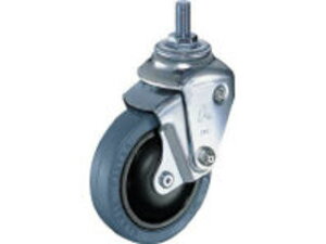 HAMMER/ハンマーキャスター クッションねじ式自在ゴム車100mmM12XP1.75線径2.6 940BEA-FR100-M12-26-BAR01