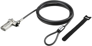 BUFFALO バッファロー 4桁ダイヤル錠+ワイヤー付 BLD4W3