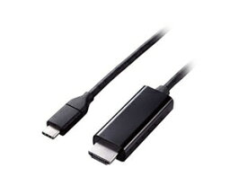 エレコム USB Type-C(TM)用HDMI映像変換ケーブル(やわらかタイプ) MPA-CHDMIY10BK