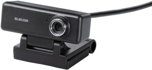 ELECOM �G���R�� Web�J���� PC�J����/200����f/�}�C�N����/�����׃K���X�����Y/�C���z���t UCAM-C520FEBK