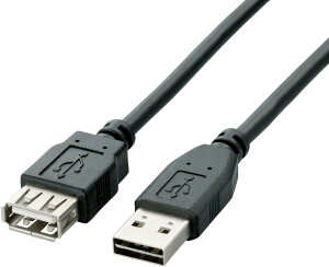 ELECOM GR ʑ}USBP[u/(A-A)/5.0m/ubN U2C-DE50BK