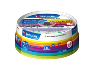 Verbatim �o�[�x�C�^�� �f�[�^�pDVD-R DL 8.5GB 2-8�{���Ή� �X�s���h���P�[�X 25�� DHR85HP25V1