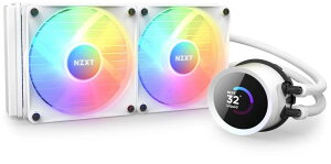 NZXT tڐCPUN[[ t@ KRAKEN RGB 240 240mm zCg RL-KR240-W1