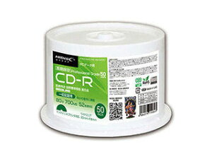 HIDISC HIDISC CD-R ۑf[^p 52{ 700MB zCgChv^u XshP[X 50 HDCR80GP5