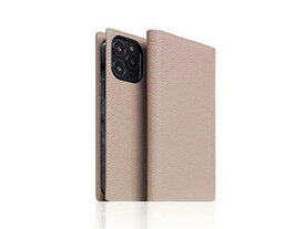 SLG Design SLG Design Full Grain Leather Case for iPhone 13 Pro 手帳型ケース ライトクリーム SD22124i13PLC