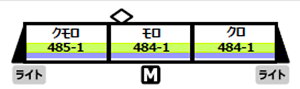 MICRO ACE }CNG[X 485nuVtB[hv3Zbg A3953