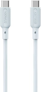 ADTEC アドテック 100W 480Mbps USB2.0 シリコン Type-CtoCケーブル ブルー APC-V1010SCC-U2-BL