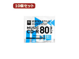 VERTEX y10Zbgz VERTEX CD-R(Audio) 80 5P CNWFbgv^Ή(zCg) 5CDRA.80VX.WPX10