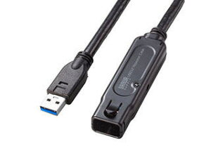 SANWA SUPPLY �T�����T�v���C �T�����T�v���C USB3.2�A�N�e�B�u���s�[�^�[�P�[�u��10m(�����~�߃��b�N�@�\�t��) KB-USB-RLK310