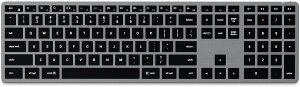 Satechi Te` Satechi Slim X3 Bluetooth Backlit Keyboard (Space Gray) - US Layout PST-BTSX3M