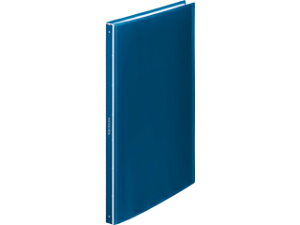KINGJIM/キングジム クリア−ファイル ヒクタス(透明)A4 タテ型 40ポケット 青 7281TWアオ