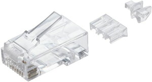 ELECOM �G���R�� RJ45�R�l�N�^/���[�h�o�[�t��/100���� LD-6RJ45T100/L