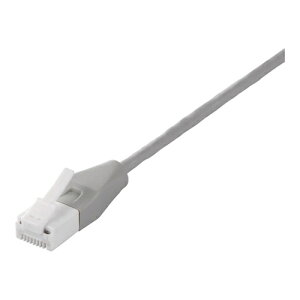 BUFFALO �o�b�t�@���[ �c���܂�Ȃ�Cat5e LAN�P�[�u�����炩 2m ���C�g�O���[ BL5ETNY20LG