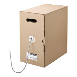 BUFFALO �o�b�t�@���[ Cat6 LAN�P�[�u�� 300m �P�� ���C�g�O���[ BL63000LG