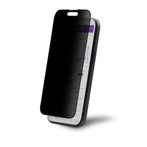 StarTech.com I15T3-PRIVACY-SCREEN iPhone 15 Pro Max��p�K���X�t�B����/4�����v���C�o�V�[/����p60�x/�u���[���C�g�J