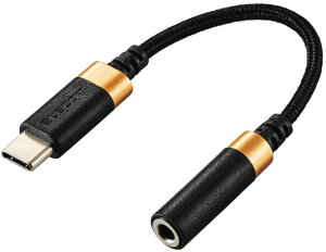 ELECOM GR ϊP[u/ϋv/USB Type-C to 3.5mmXeI~j[q/DAC/nC]Ή/ubN MPA-C35DSBK