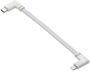 ELECOM GR USB Type-C to LightningP[u/tbg/L/USB Power DeliveryΉ/60W/0.1m/zCg MPA-CLLL01WH