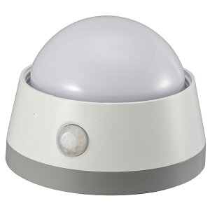 OHM オーム電機 NIT-BLA6JD-WN LEDセンサーライト 明暗+人感センサー付 白色LED