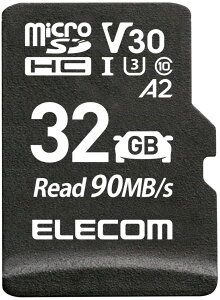 ELECOM GR microSDHCJ[h/ԍڗp/ϋv/UHS-I/32GB MF-DRMR032GU13
