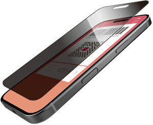 ELECOM �G���R�� iPhone 16/15�p�K���X�t�B����/�̂������h�~/4way/�㉺���E PM-A24AFLGGPF