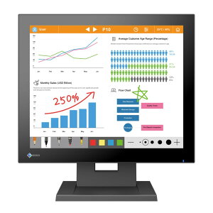 EIZO FDS1783T-TBK DuraVision ^b`Ή17^XNGAtfBXvC(1280x1024/DP/HDMI/Z[OC)