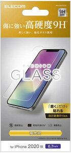 ELECOM �G���R�� iPhone 12 Pro Max �K���X�t�B���� PM-A20CFLGG