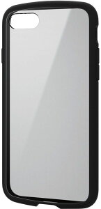 ELECOM �G���R�� iPhone SE ��3���� �n�C�u���b�h�P�[�X TOUGH SLIM LITE �t���[���J���[ �u���b�N PM-A22STSLFCBK