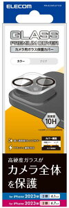 ELECOM �G���R�� iPhone 15/iPhone 15 Plus �����Y�J�o�[ �K���X PM-A23AFLLP1CR