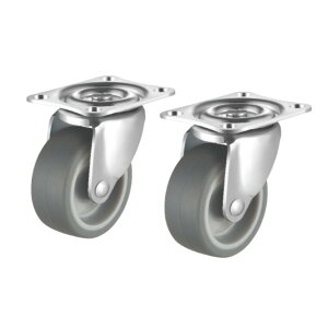 SANWA SUPPLY �T�����T�v���C CST-75TP-FRE2 �ėp�L���X�^�[ 75mm�a 2�Z�b�g(�t���[)