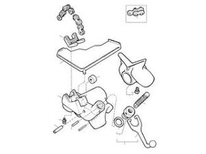 Ridge Tool ���b�W�c�[�� RIDGID/���W�b�h E-2781 �`�F�[�� �X�N�����[ �s�� F/450 41040