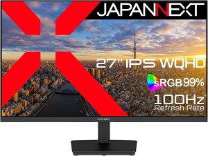 JAPANNEXT WplNXg WQHDΉ 27C`ChtfBXvC(IPS/DP/HDMIx2/Xs[J[/`g/) JN-IPS273WQHD Piŵ݉iꏤiłΕwj NWbgJ[h 