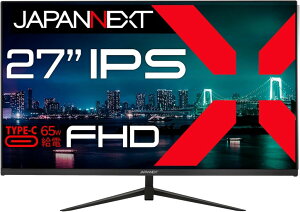 JAPANNEXT WplNXg tHDΉ 27^tfBXvC(IPS/HDMI/Type-C 65Wd/Xs[J[/`g/) JN-IPS27FHD-C65W Piŵ݉iꏤiłΕwj NWbgJ[h 
