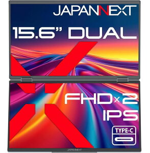 JAPANNEXT WplNXg tHD 15.6C` fAoCfBXvC(IPS/HDMI/Type-C/Xs[J[/) JN-DMD-IPS156F Piŵ݉iꏤiłΕwj NWbgJ[h 