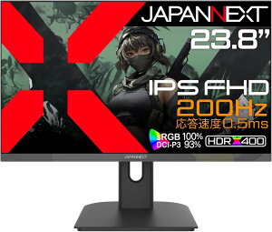 JAPANNEXT �W���p���l�N�X�g �t��HD 23.8�^�Q�[�~���O���j�^�[(IPS/200Hz/DP/HDMIx2/�X�s�[�J�[/�J���t���[�W��) JN-IPS238G200F-Camo �P�i�w���̂݉i���ꏤ�i�ł���Ε����w���j �N���W�b�g�J�[�h ���