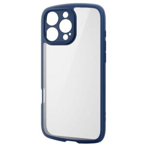 ELECOM �G���R�� PM-A24DTSLFCKNV iPhone 16 Pro Max/�n�C�u���b�h�P�[�X/TOUGH SLIM LITE/�t���[���J���[/�w�ʃN���A/�Ɍ�