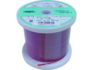 NISSA/ニッサチェイン 赤色 コーティングワイヤーロープ 1.5mm×100m TSY15V-RD