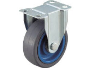 WAKO ワコーパレット エアーキャスター(固定車) 100mm ゴム車 ALR-100-NR