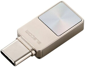 ELECOM �G���R�� USB������/USB 5Gbps/Type-C/�X�}�z����/64GB/�V���o�[ MF-SPU3064GSV