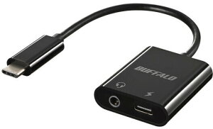 BUFFALO obt@[ Type-Cto3.5mm+PDd I[fBIϊA_v^[ ubN BSMPCPD350BK