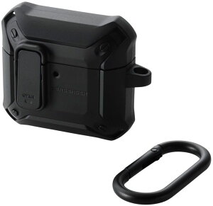 ELECOM GR AirPods 4/ZEROSHOCK LockP[X/Jrit/ubN AVA-AP06ZEROLBK